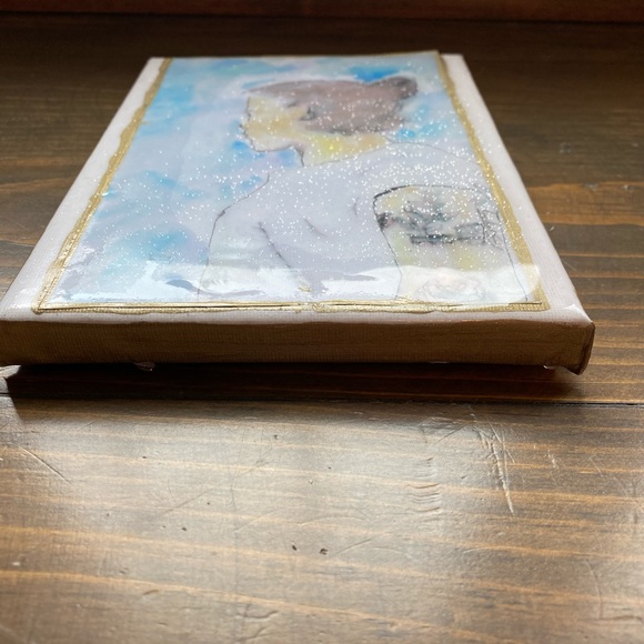 Harry Styles watercolor with resin top - Picture 2 of 3